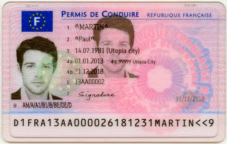 Permis format CB